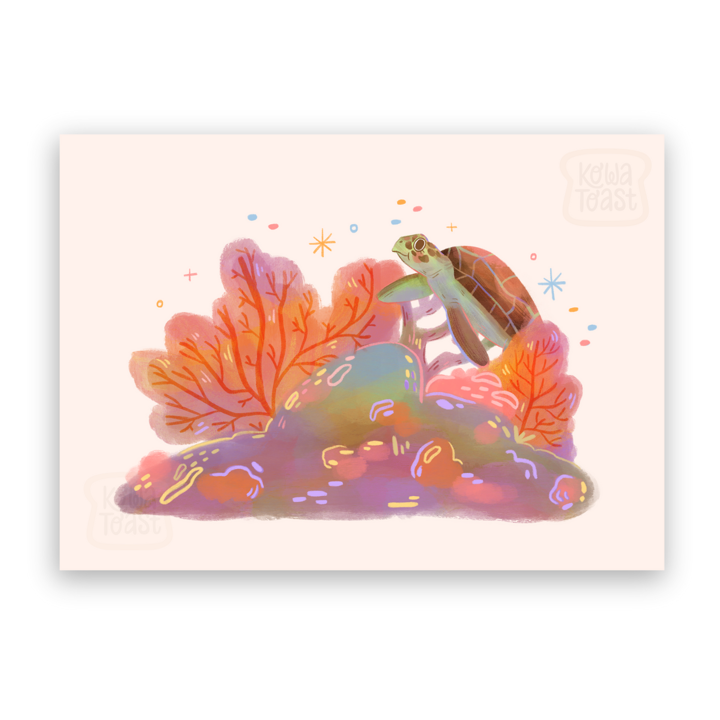 Turtle Friend | 5x7 Print