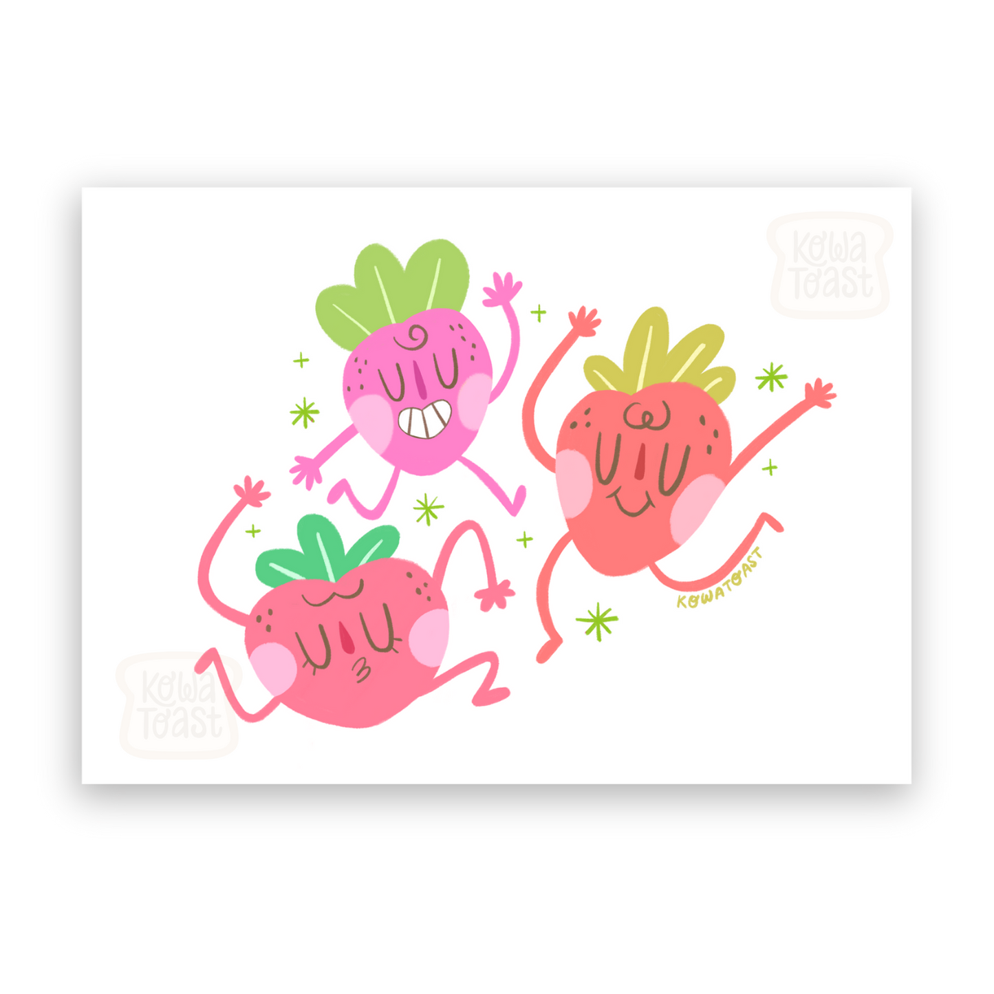 Strawb Party | 5x7 Print