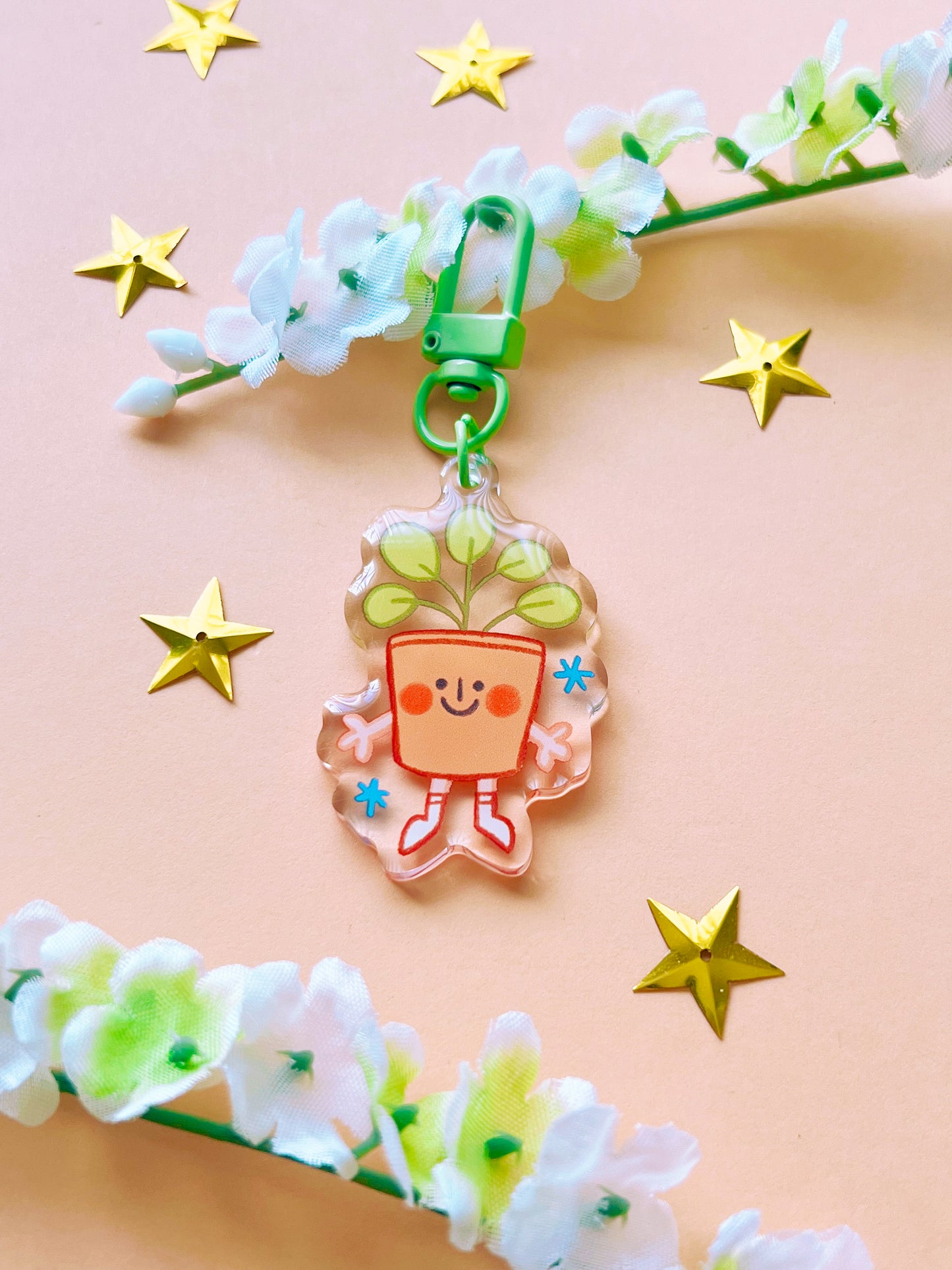 Pilea Pal | Acrylic Keychain