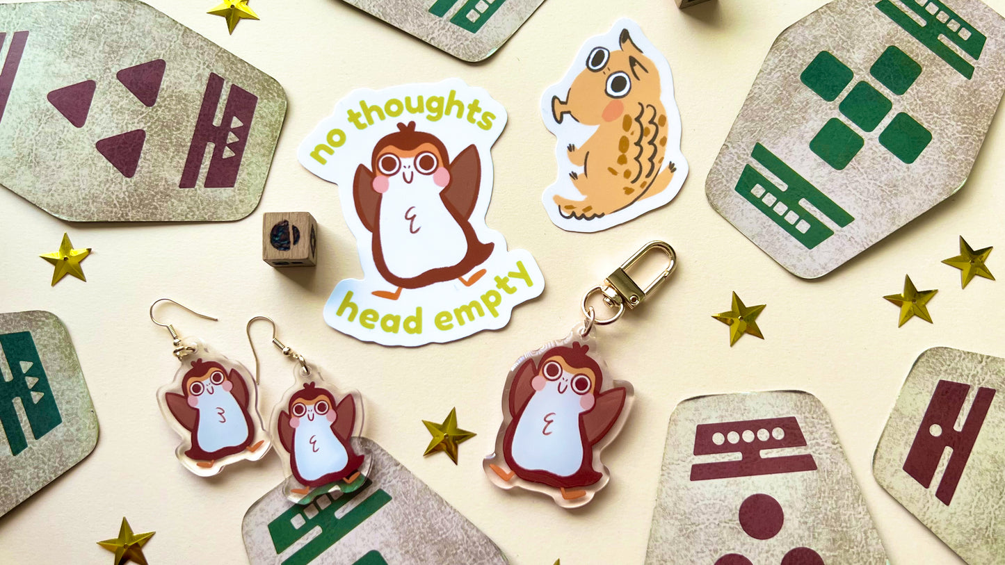 Porg Pal | Acrylic Keychain