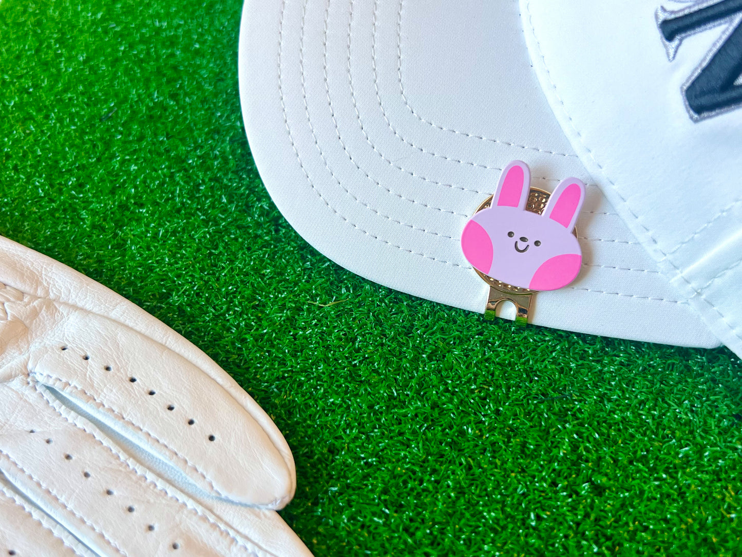 Pink Bun Ball Marker