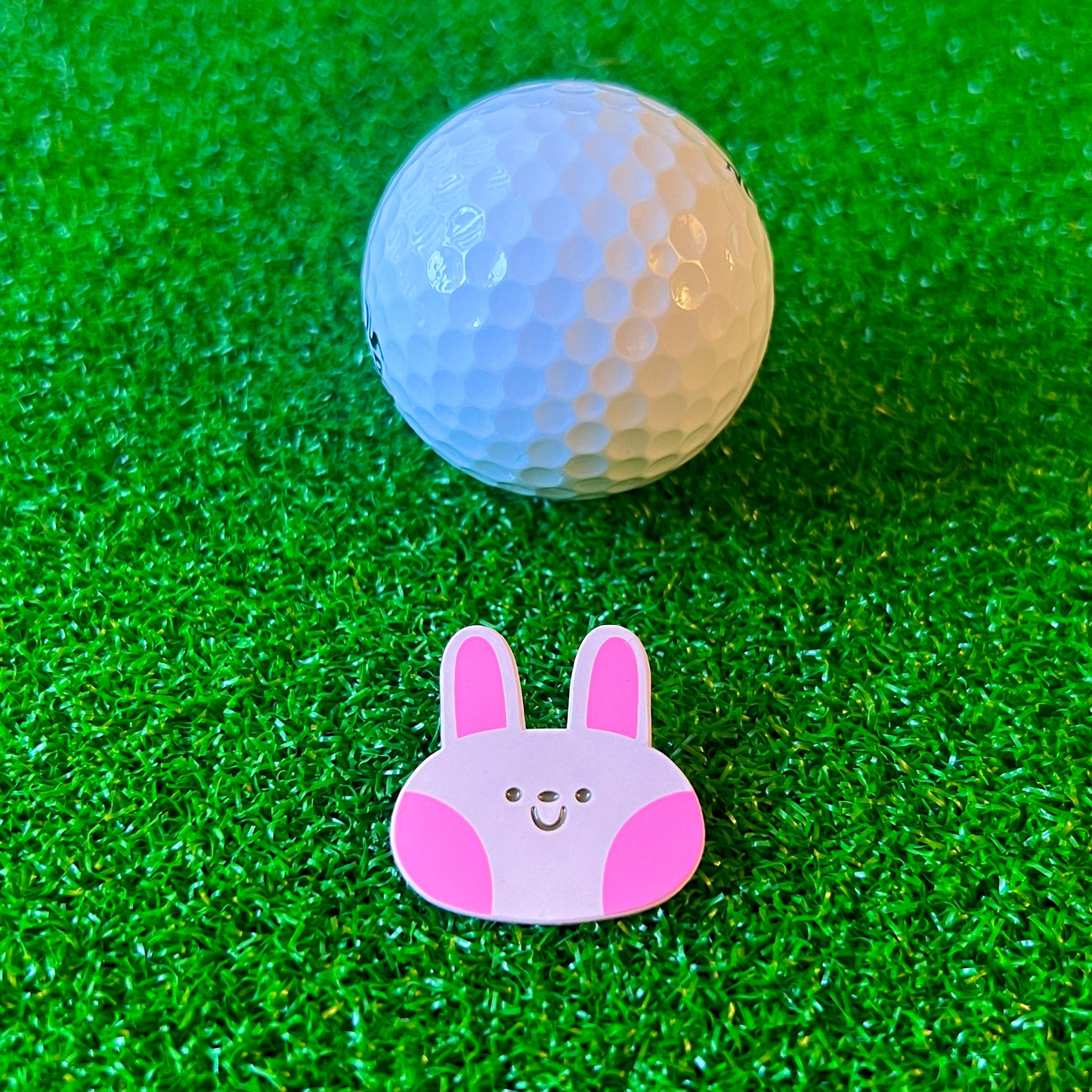 Pink Bun Ball Marker