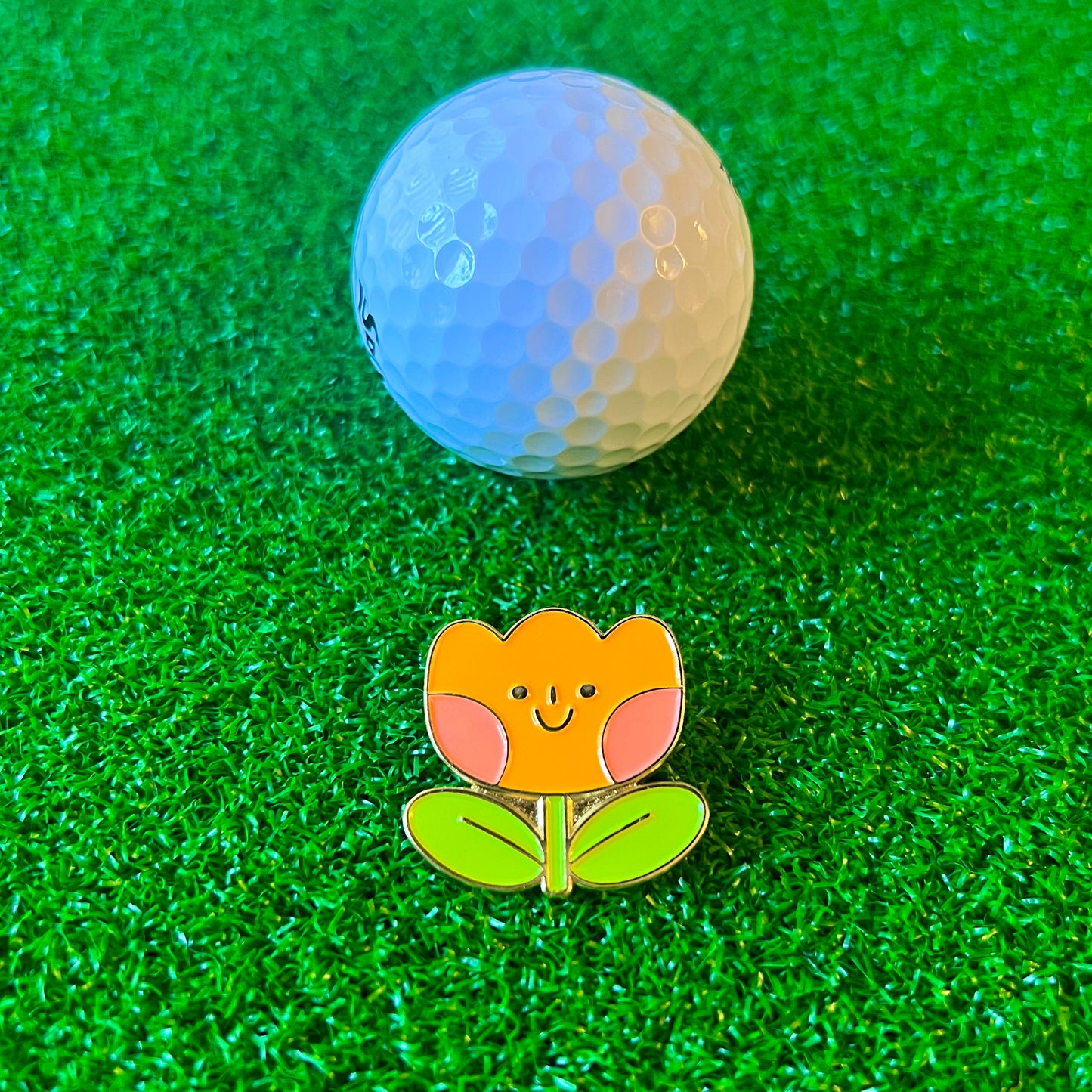 Orange Tulip Ball Marker