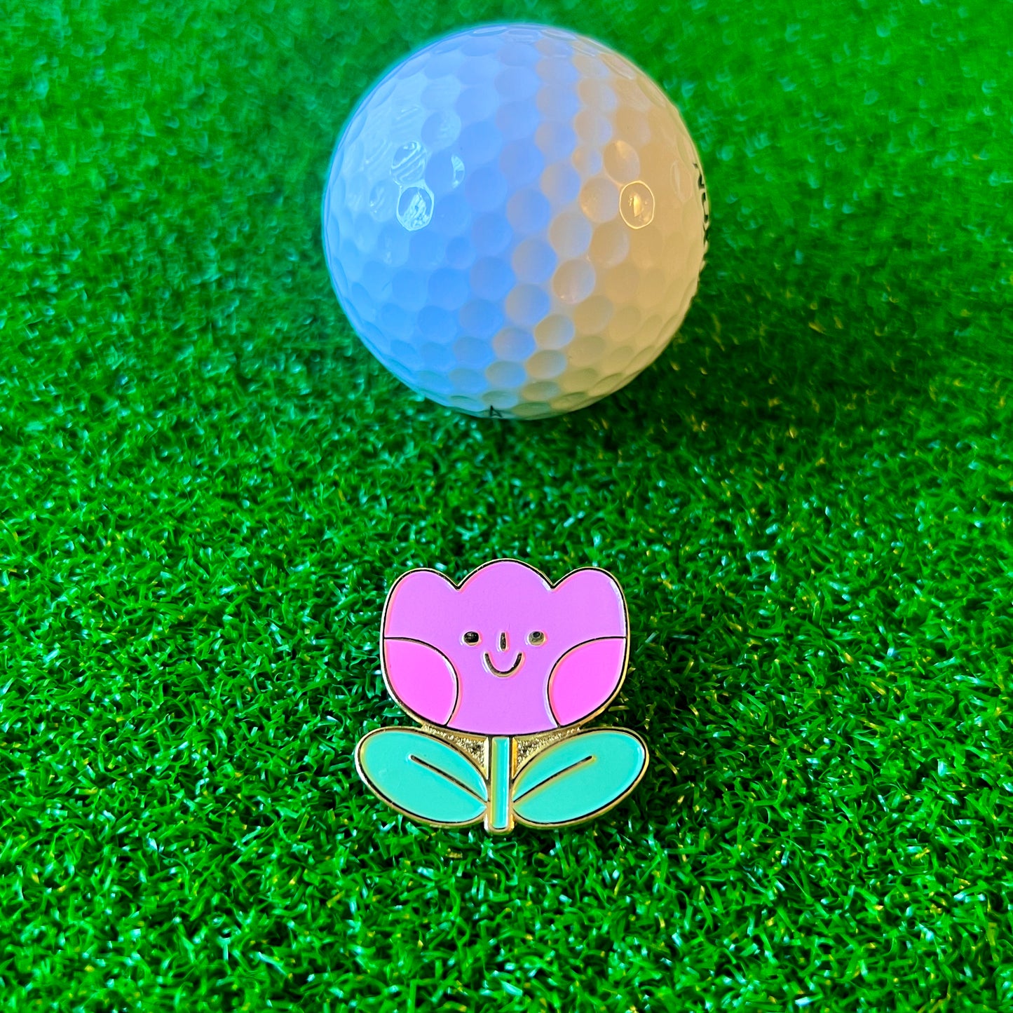 Purple Tulip Ball Marker