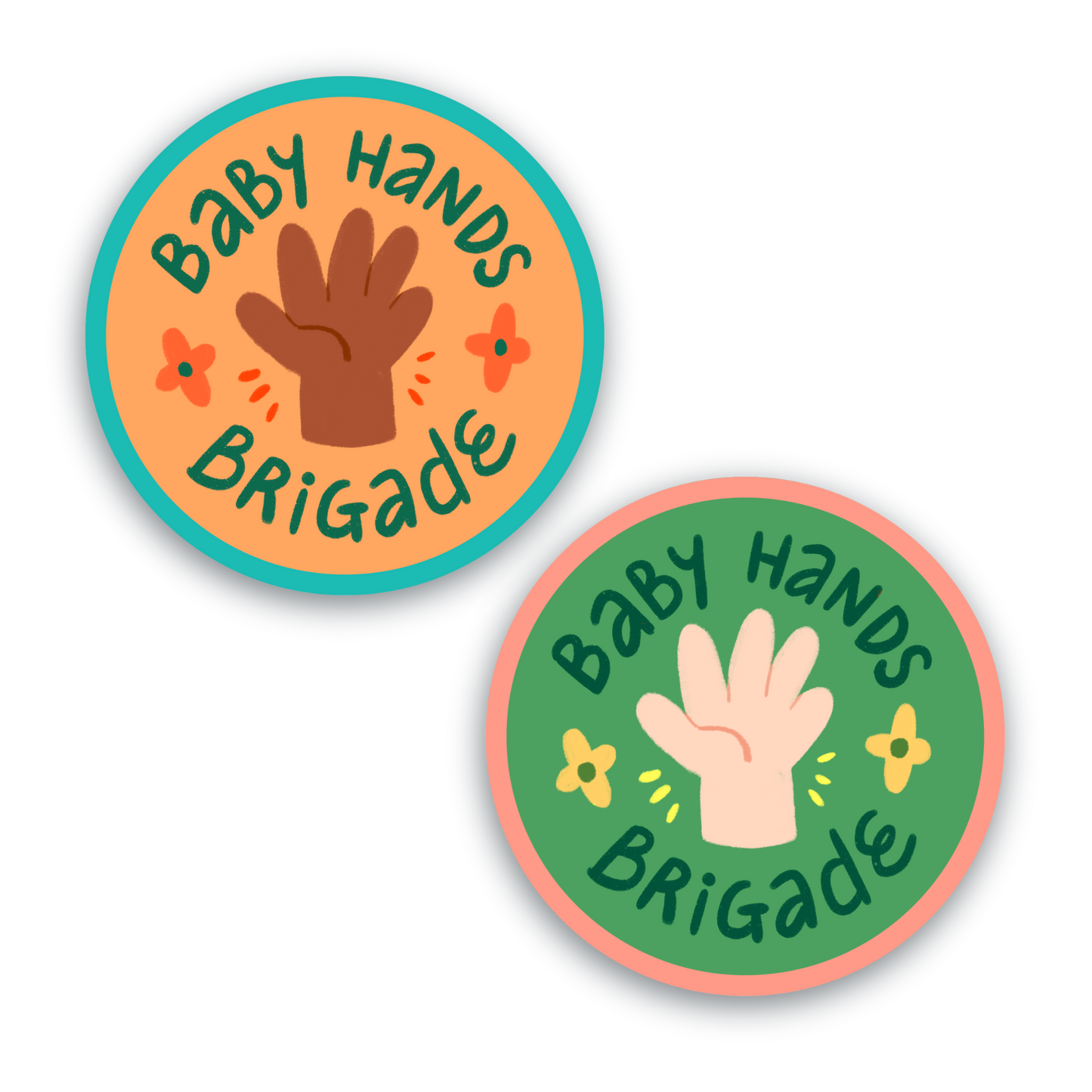 Baby Hands Brigade | Sticker