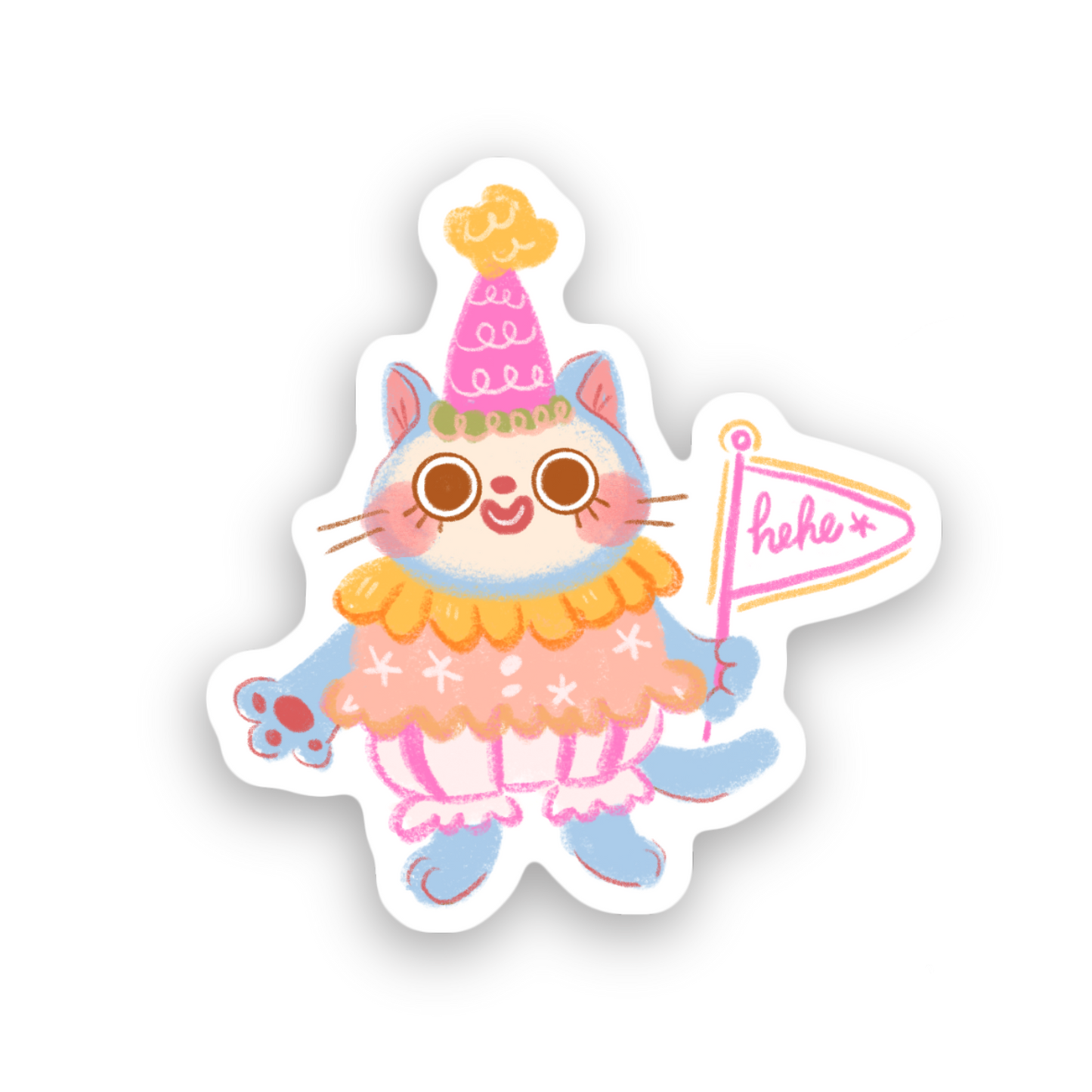 Clown Cat | Sticker