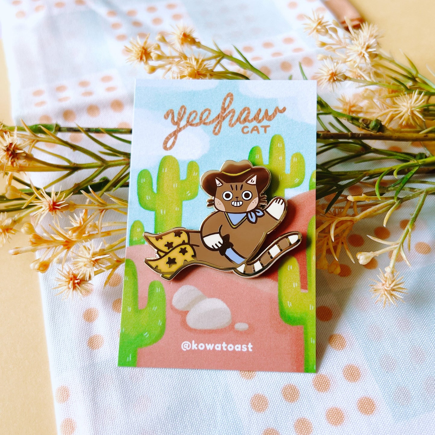 Yeehaw Cat | Enamel Pin