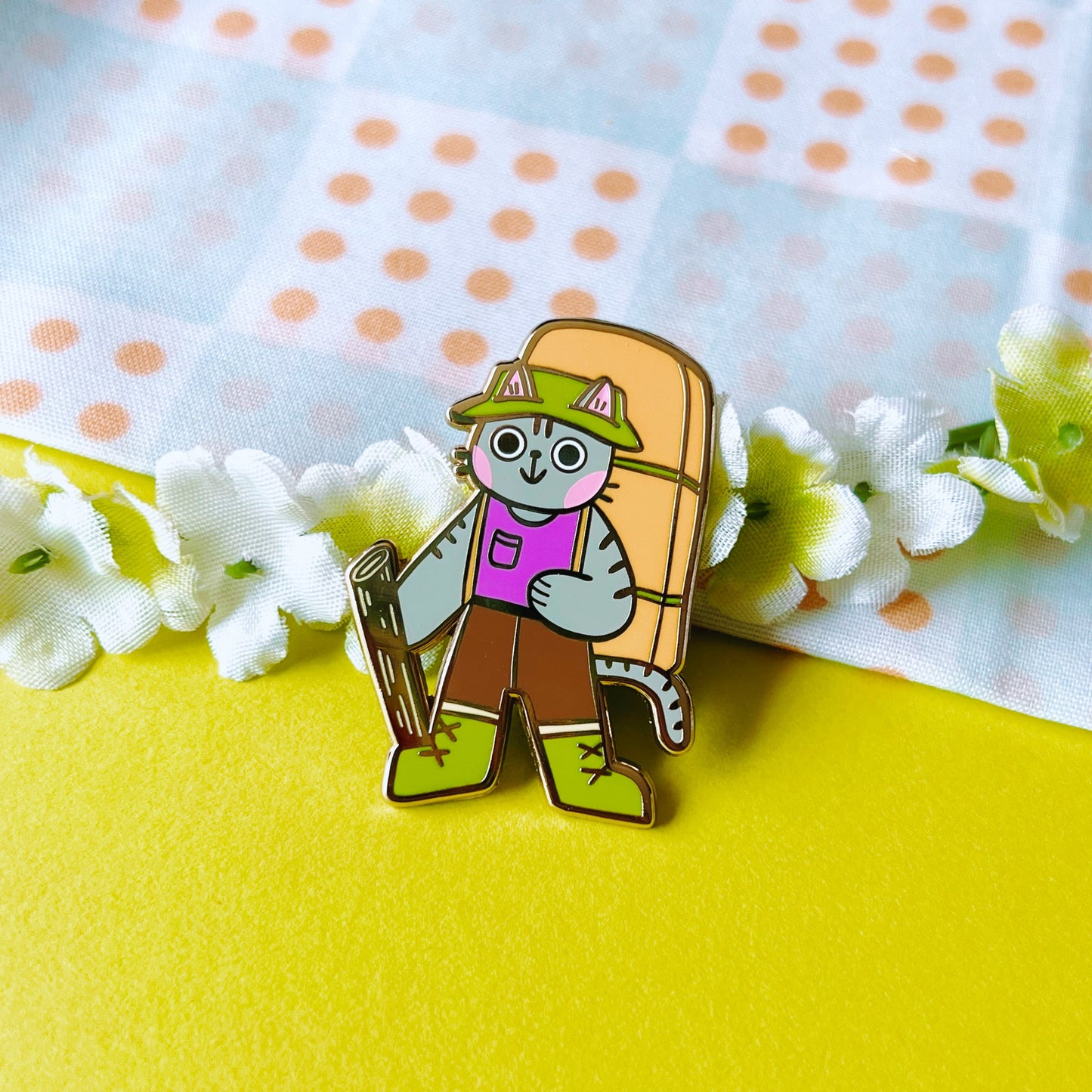 Meowntain Cat | Enamel Pin