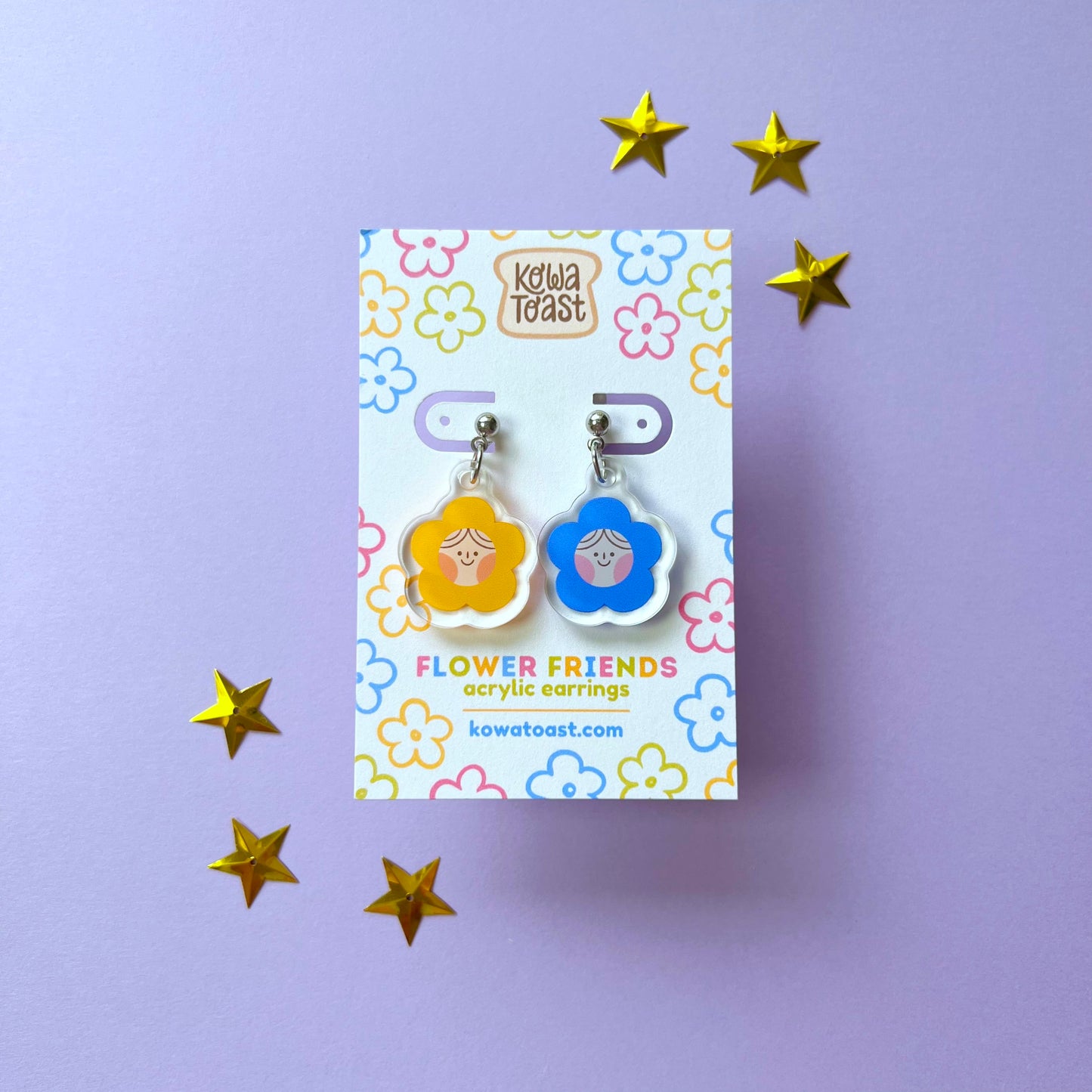 Flower Friends | Acrylic Earrings