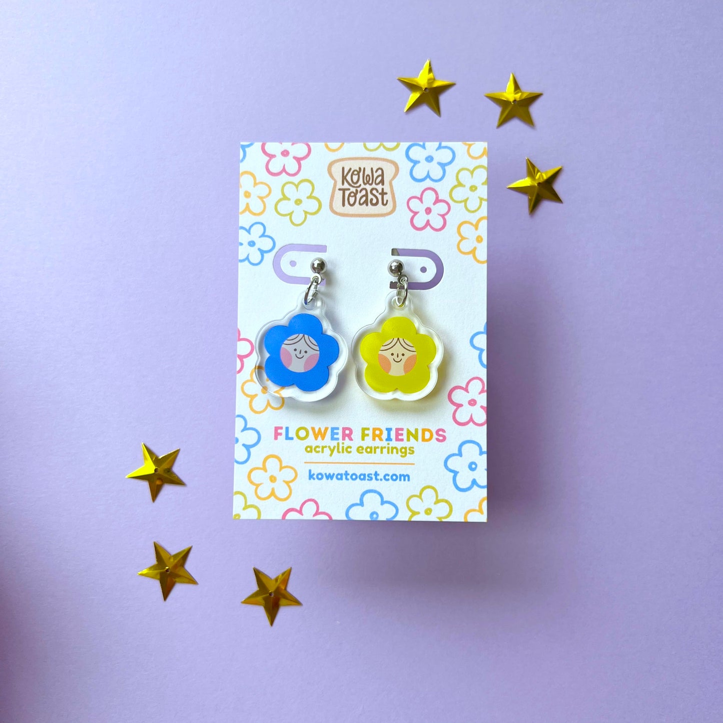 Flower Friends | Acrylic Earrings