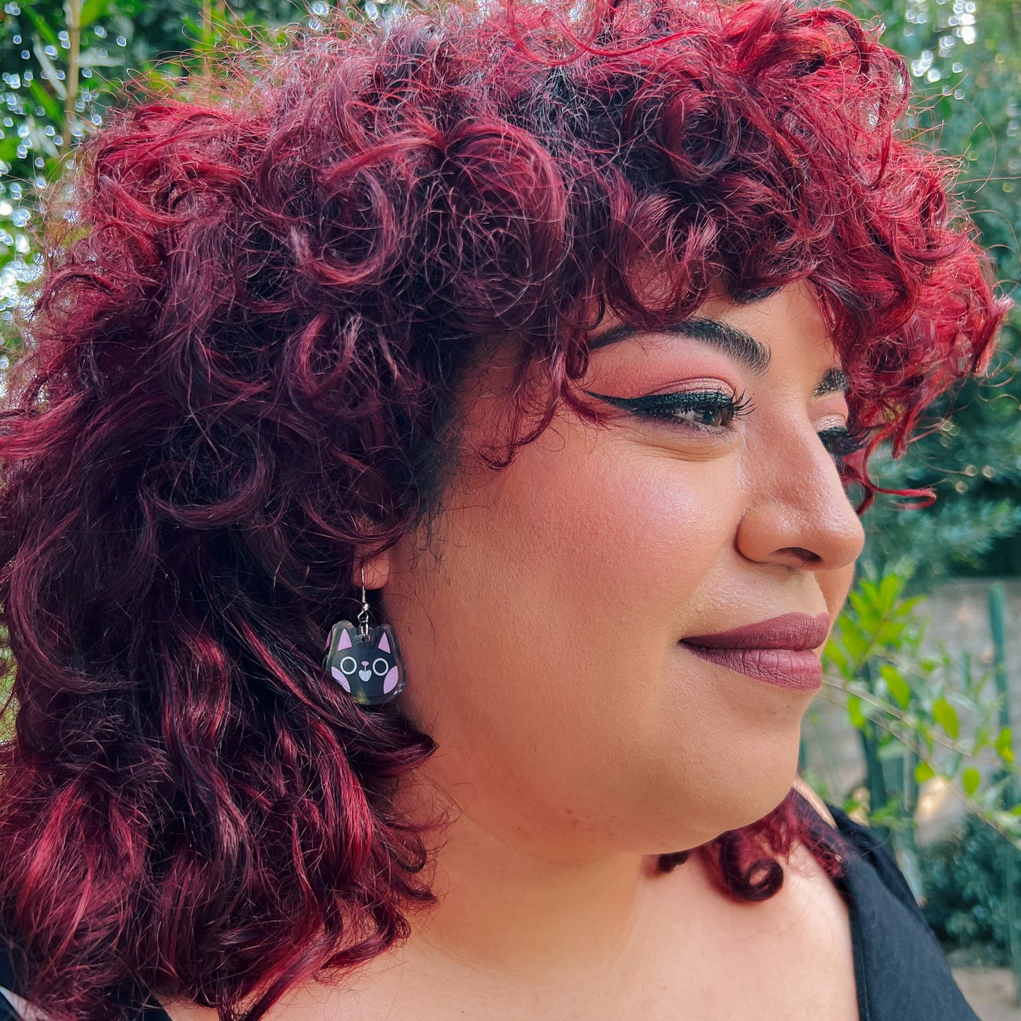 Lucky Cat | Acrylic Earrings