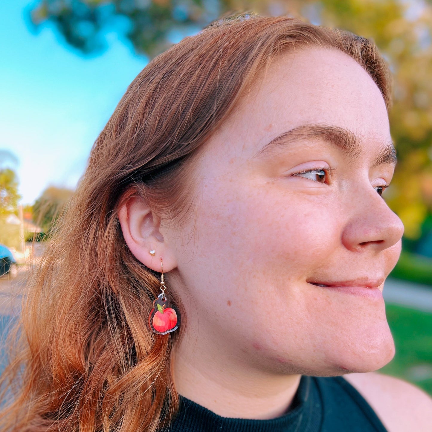 Apple Pie | Acrylic Earrings