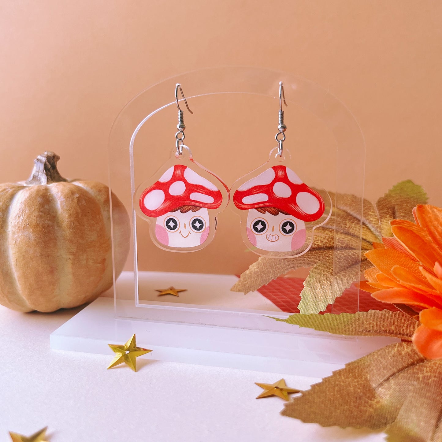 Mushy Friends | Acrylic Earrings