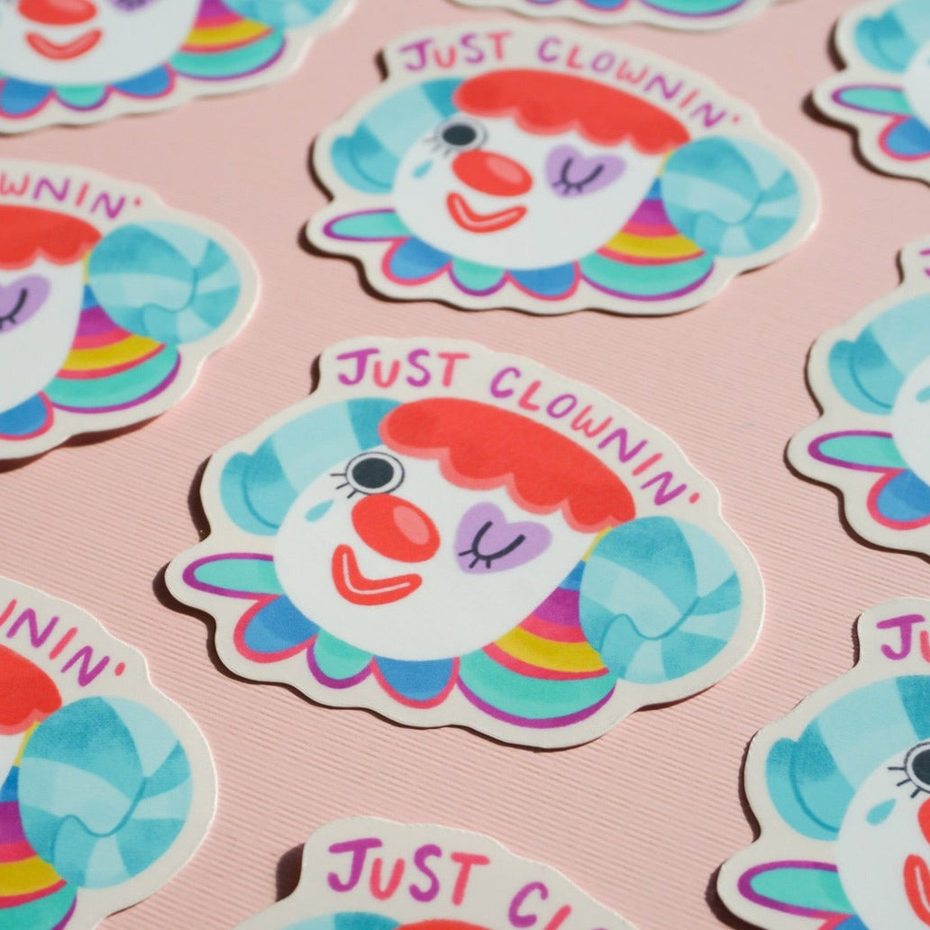 Just Clownin' | Sticker