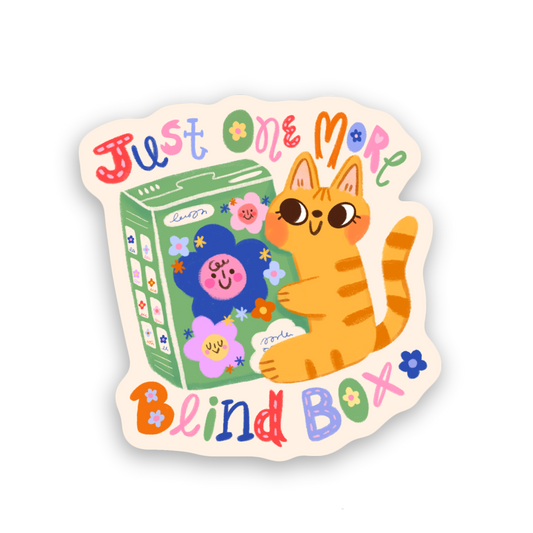 Blind Box Cat | Sticker