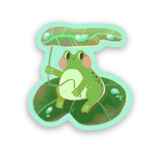 Rainy Froggo | Sticker